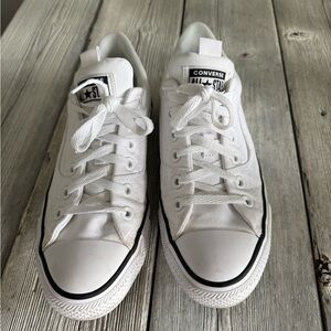 Converse All Star Malden Low Top Classic White Canvas Shoes